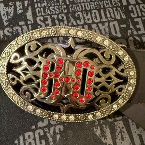 Harley Davidson Bling Belt Buckle